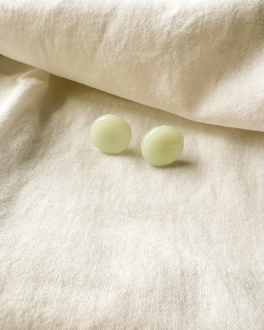 pastel circle studs