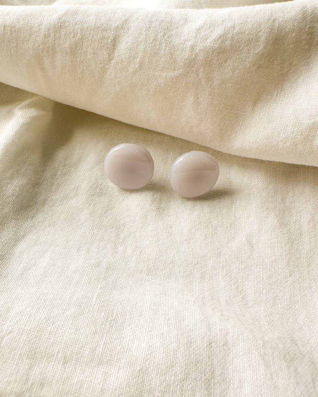 pastel circle studs