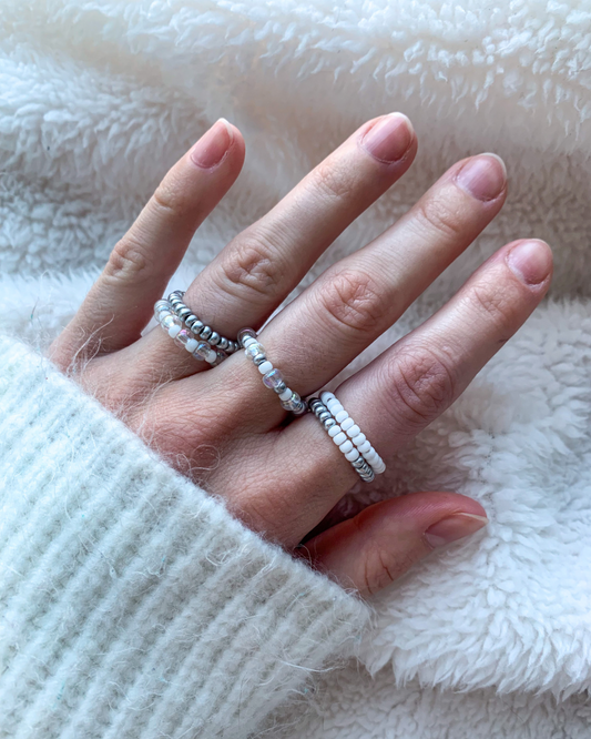 below zero beaded ring