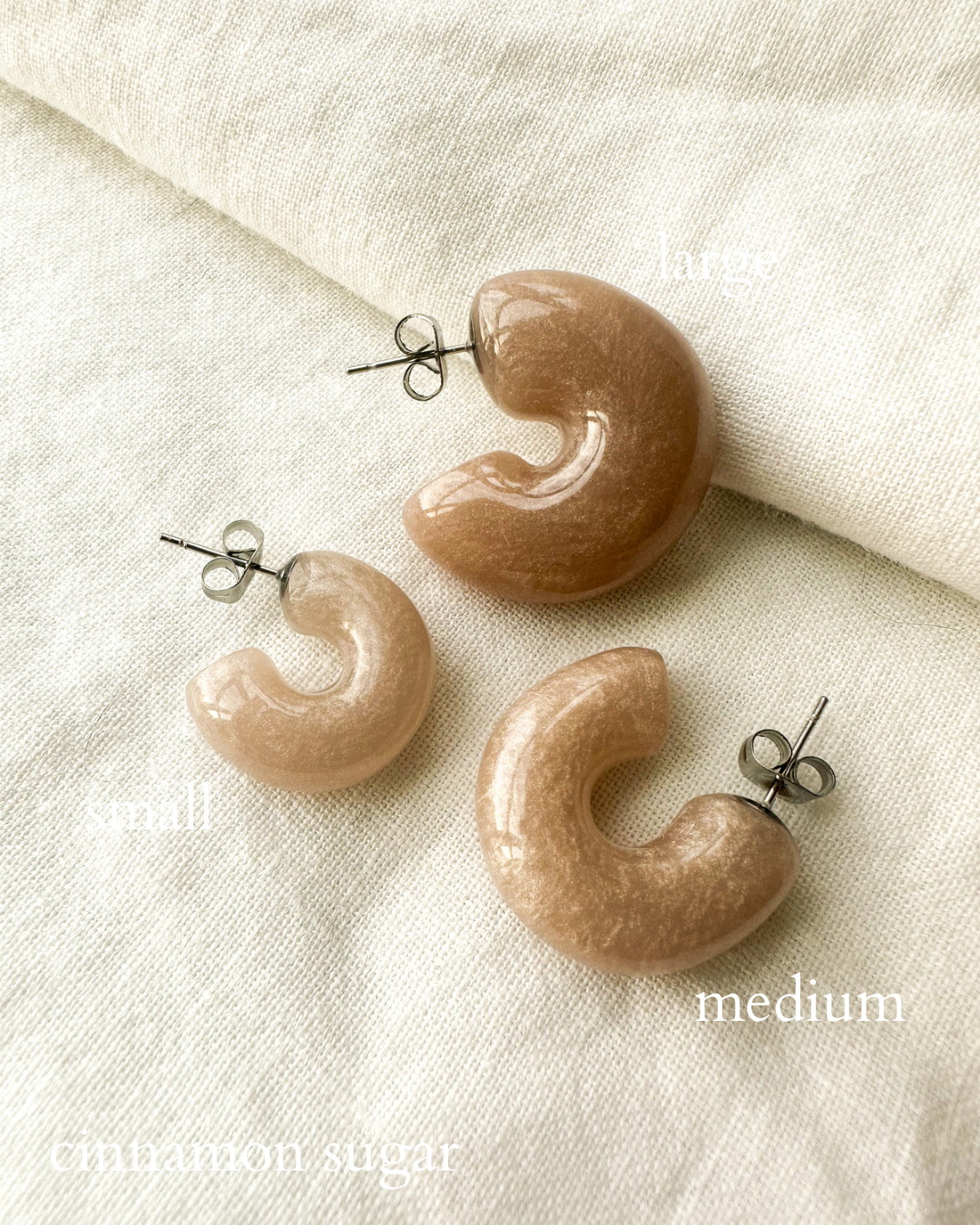 glazed chunky hoops